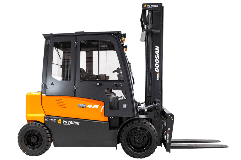 ny doosan b45x el motviktstruck med hytt