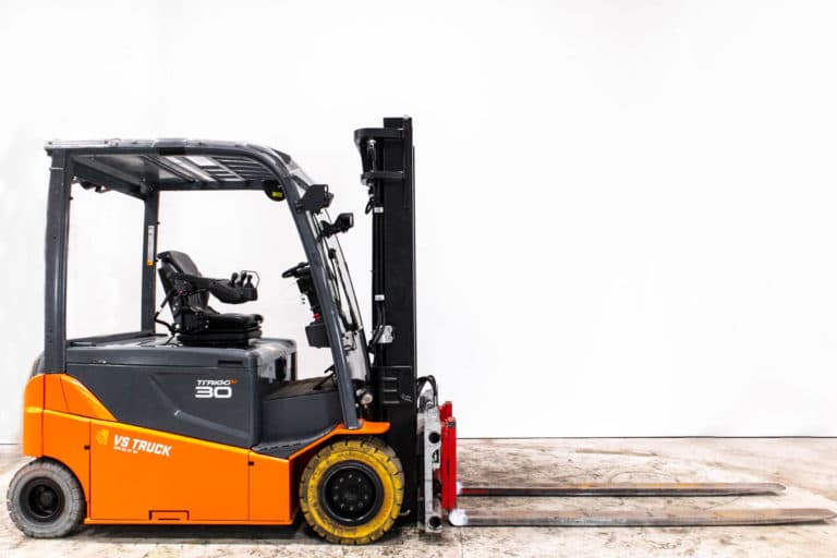 begagnad toyota el motviktstruck utan hytt