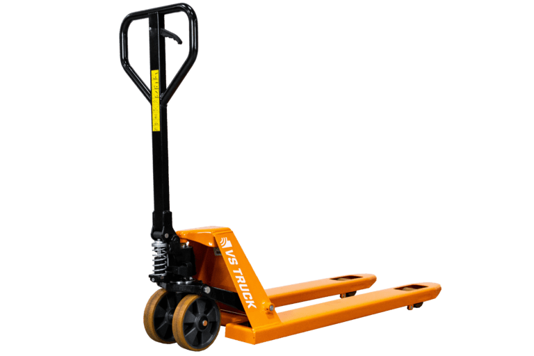 orange pallyftare singelhjul poly