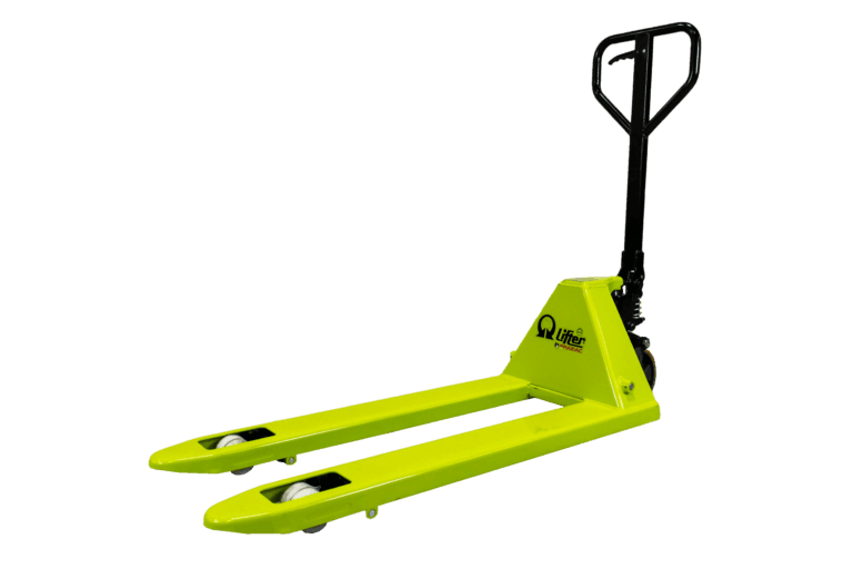 grön pramac manuell pallvagn