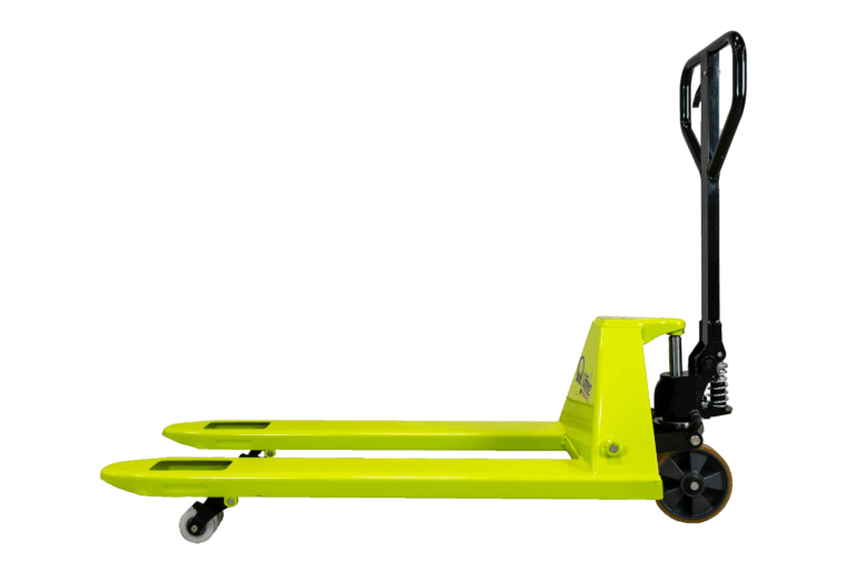 grön pramac manuell pallvagn