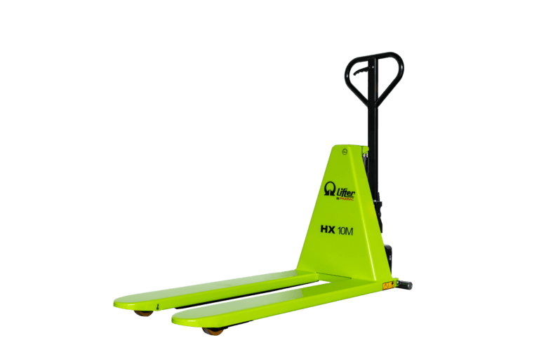 grön Pramac manuell saxlyft