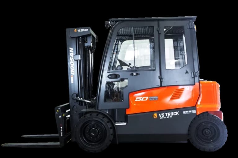 9546 doosan elmotviktstruck b50x-7 frilagd