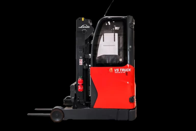 53025 begagnad linde r14 skjutstativtruck frilagd