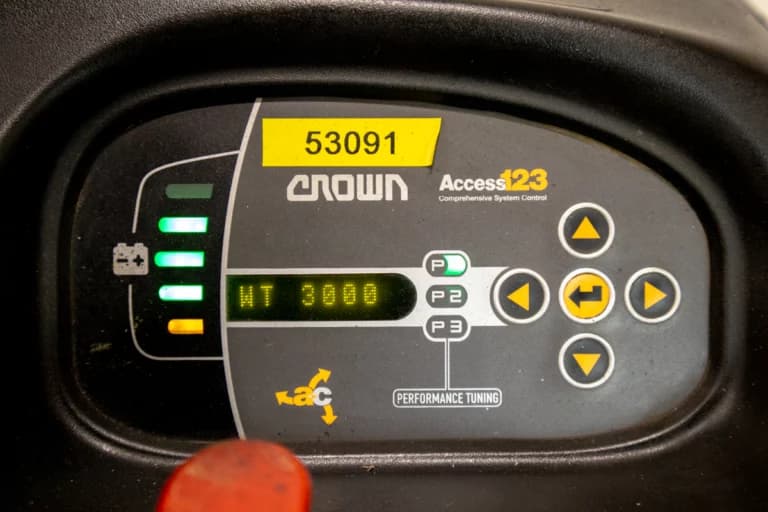 Crown wt3040 begagnad låglyftare display