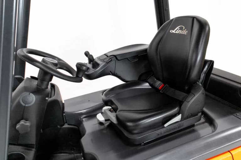 Linde E16 ny motviktstruck stol från grammer