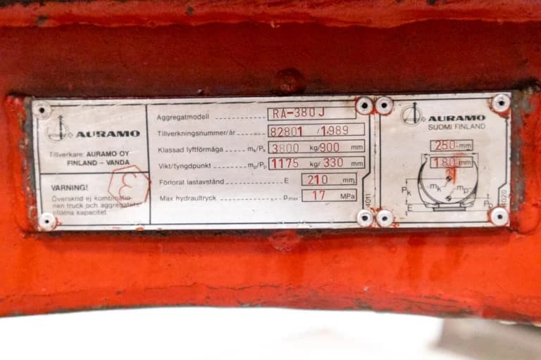 Auramo RA380J aggregat