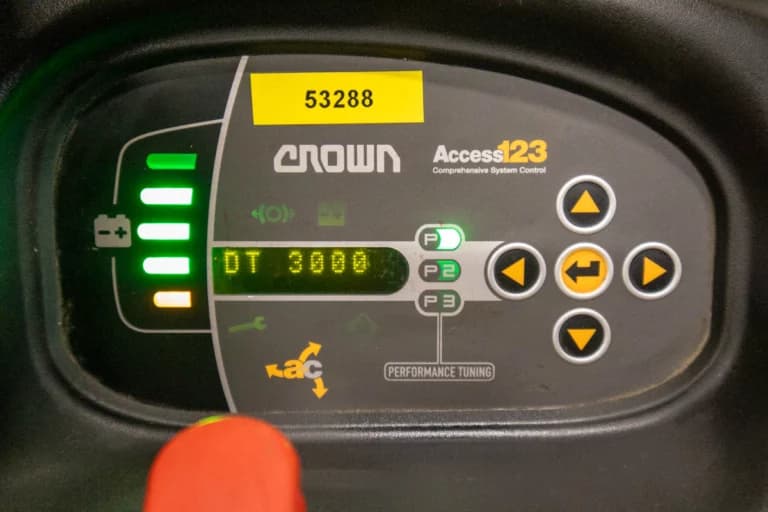 crown dt3040-e begagnad ledstaplare display