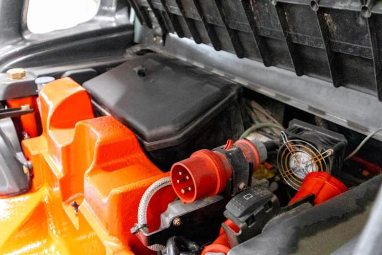 Linde E40 begagnad motviktstruck batteri