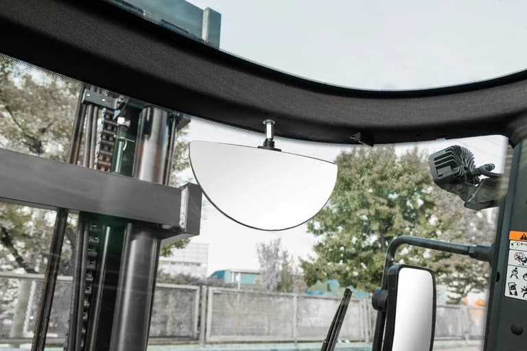 Panoramaspegel på motviktstruck