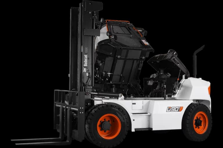 Motorpå en Bobcat D90S-9 Dieselmotviktstruck