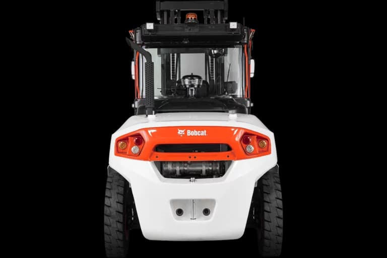 Bobcat D90S-9 Dieselmotviktstruck sedd rakt bakifrån